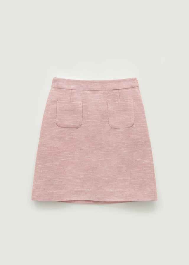 Joules tweed cheap mini skirt