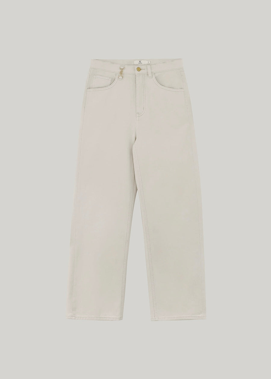 ELBORN | Sierra Straight Denim Pants (Ecru)