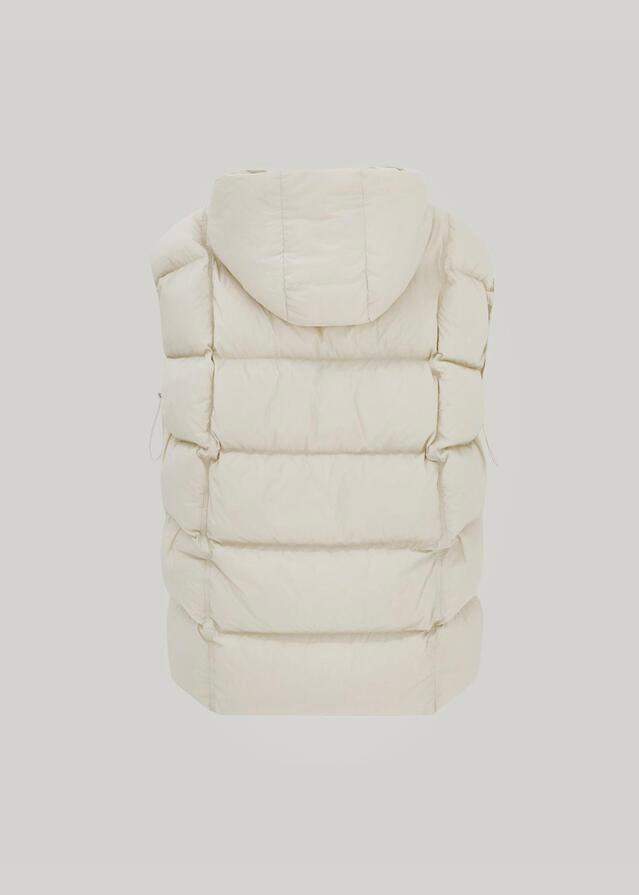 ELBORN | Noémie Down Hooded Vest (Cream)