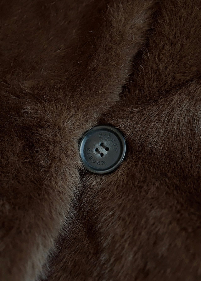 [2ND] ELBORN | Delfine Half Fur Coat (Mocha Brown) Expected Ship to 1/3/2025