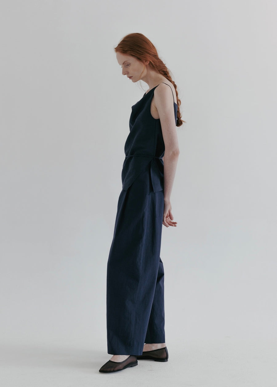 MOIA | Wide Cl Pants (Navy)