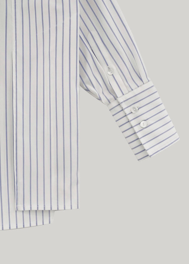 [RE-ORDER] ELBORN | Bonnie Cut-out Shirt (Stripe)