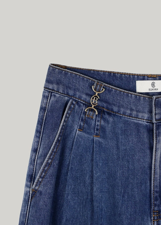 ELBORN | Cole Wide Denim Pants (Blue)