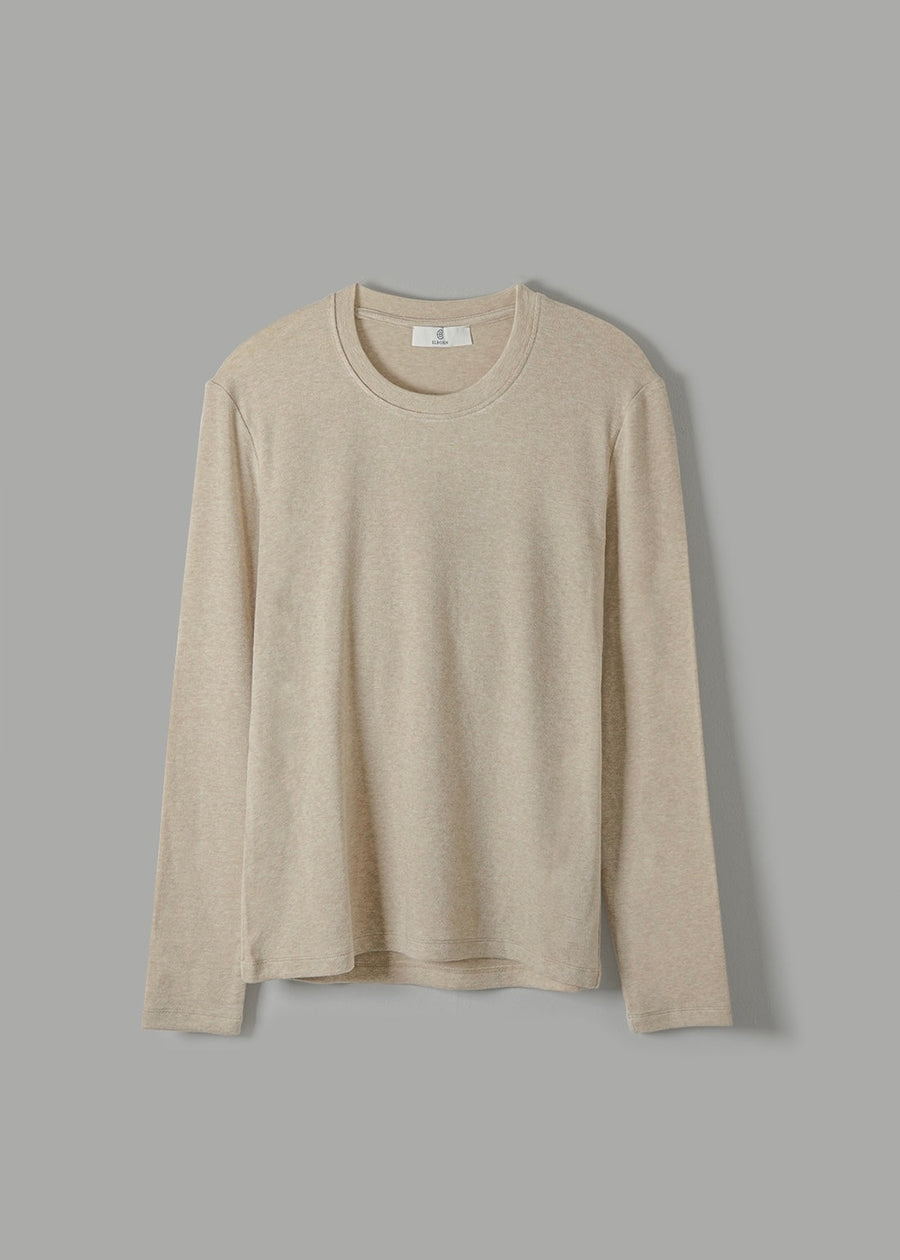 ELBORN | Wool Blended Jersey Top (3 Colors)