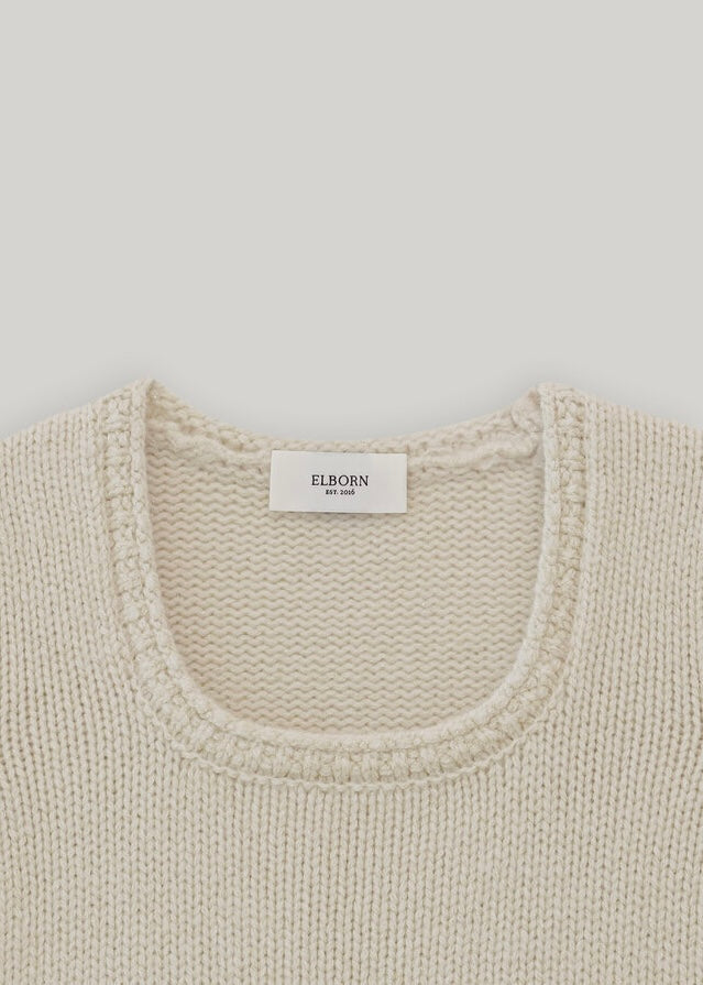 ELBORN | Nina Sparkling Knit Top (Cream)