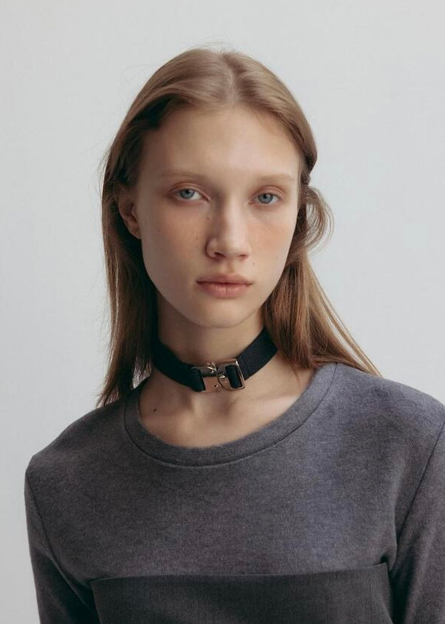 LEHA | Brix Buckle Chocker (Charcoal)