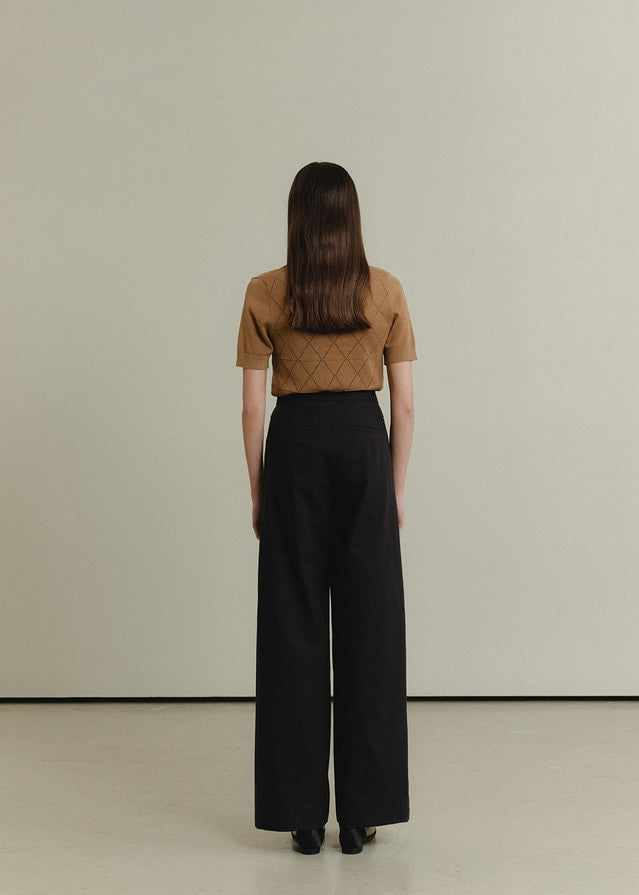 ELBORN | Sonia Button Pants (Black)