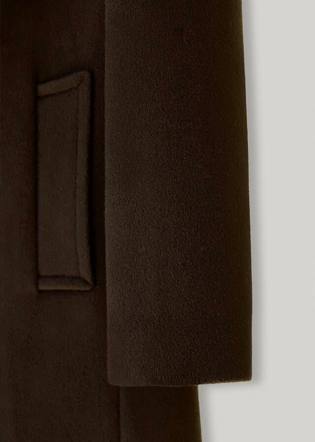 [RE-ORDER] ELBORN | Arch Cashmere Long Coat (Brown) Expected Ship To 12/06/2024