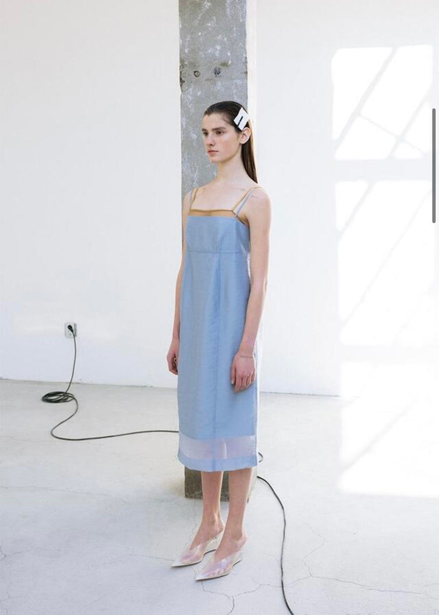 LEHA | Adeline Organza Dress (Sky Blue)