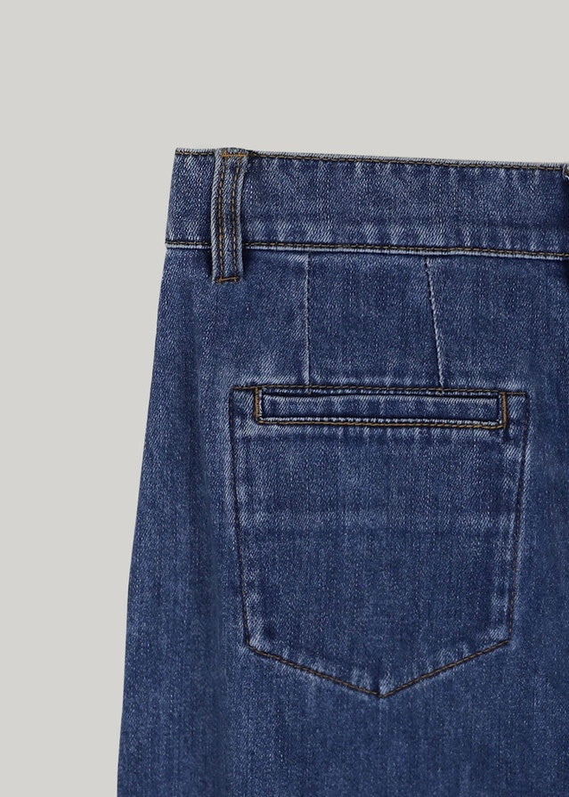 ELBORN | Cole Wide Denim Pants (Blue)