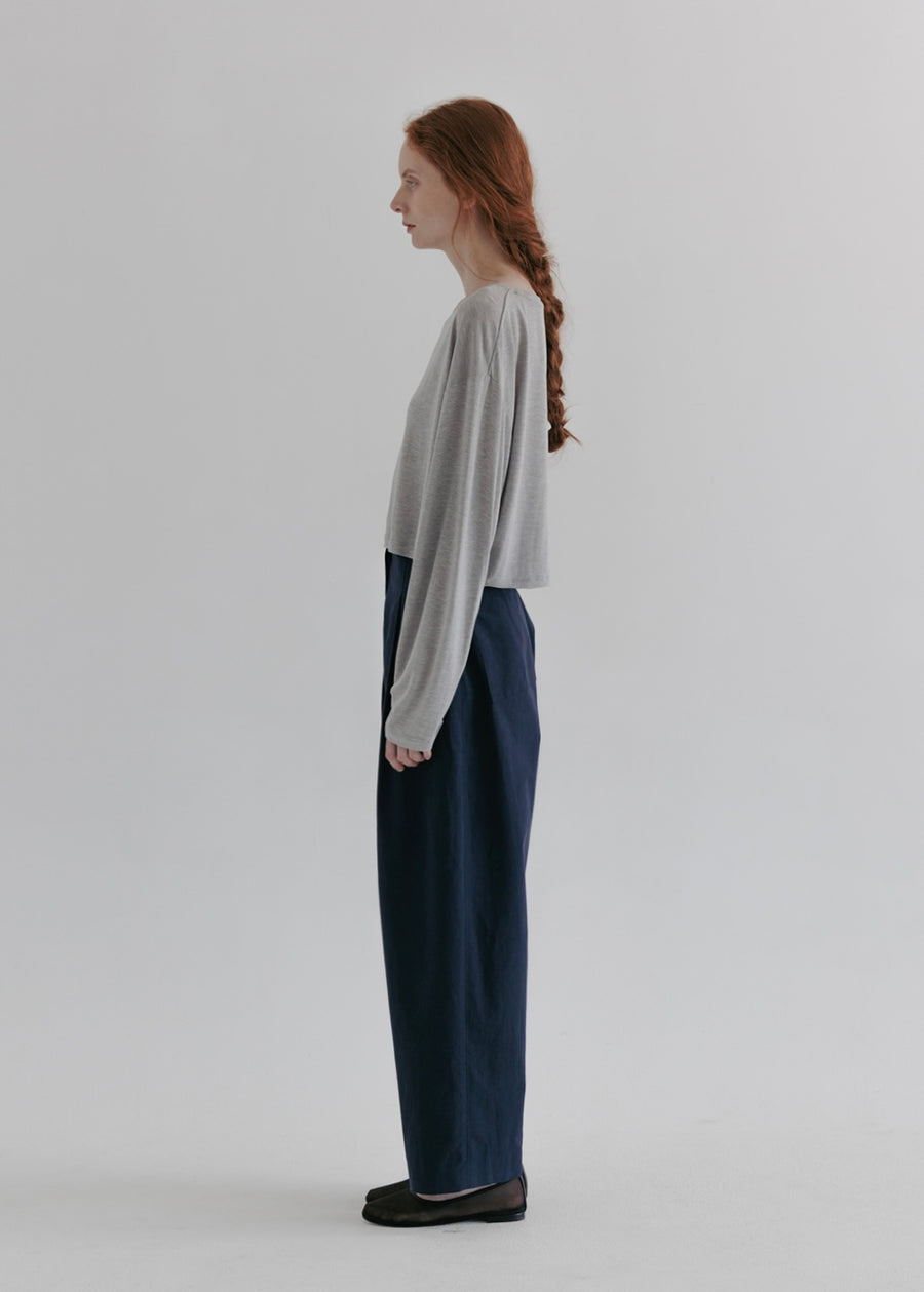 MOIA | Wide Cl Pants (Navy)