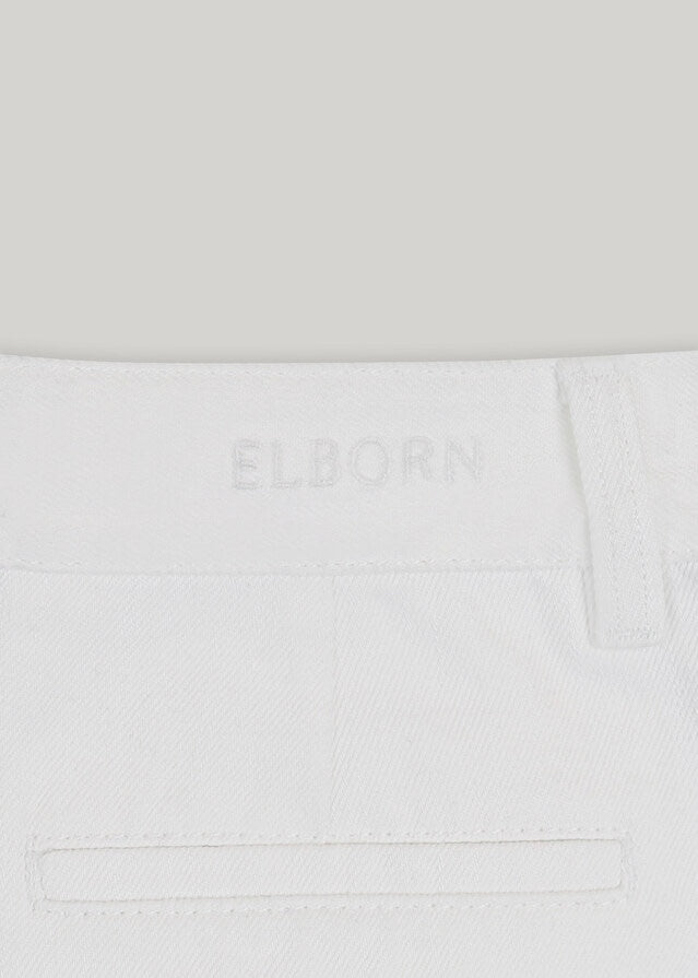 ELBORN | Eliana Denim Shorts (Ivory)