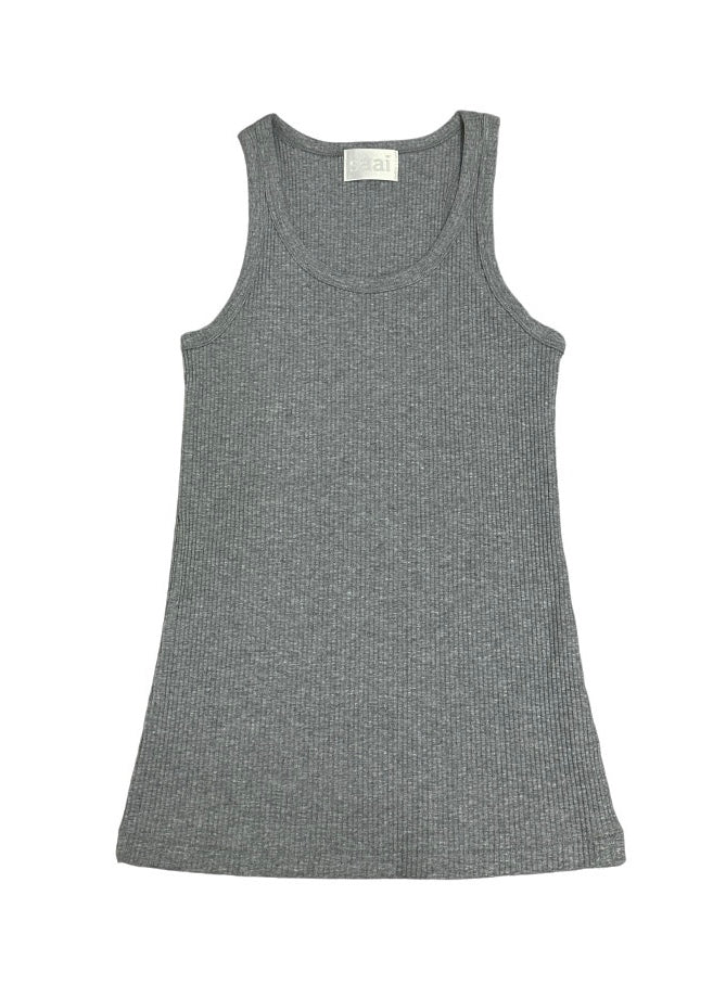 SAAI | Back Logo Sleeveless Tee (Grey)