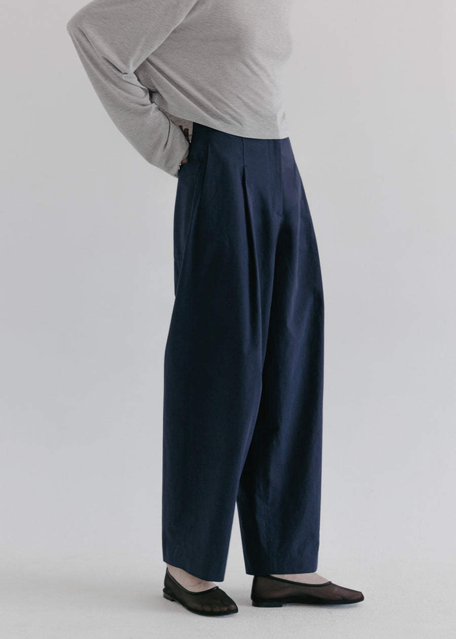 MOIA | Wide Cl Pants (Navy)