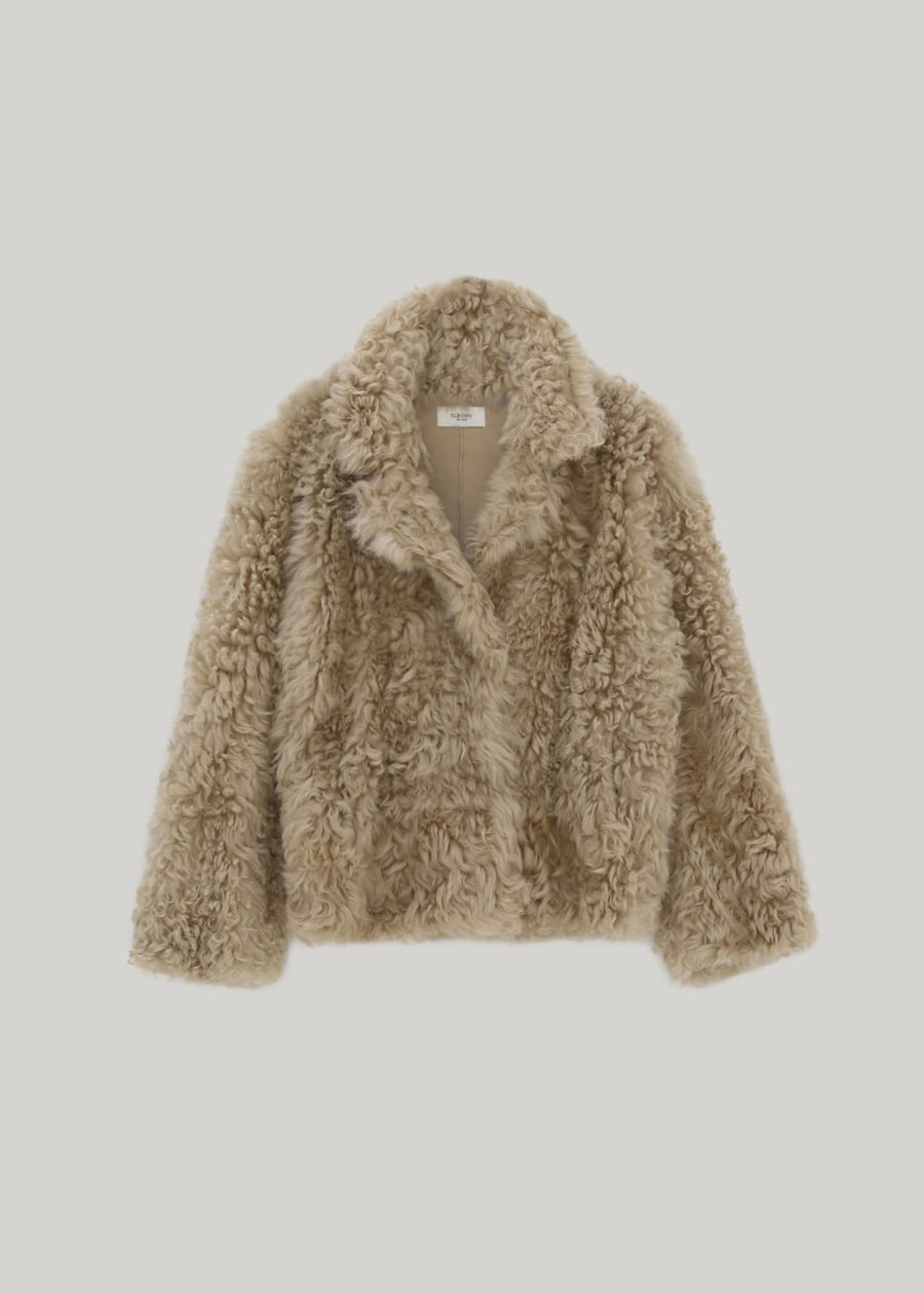 ELBORN | Derby Toscana Fur Jacket (Beige)