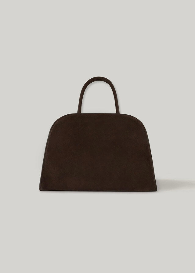 [3RD] ELBORN | [LIMITED]  Momet Leather Tote Bag (Brown Suede)