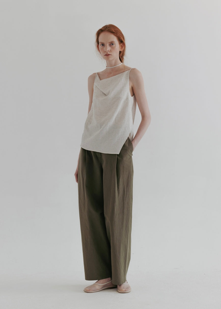 MOIA | Wide Cl Pants (Khaki)