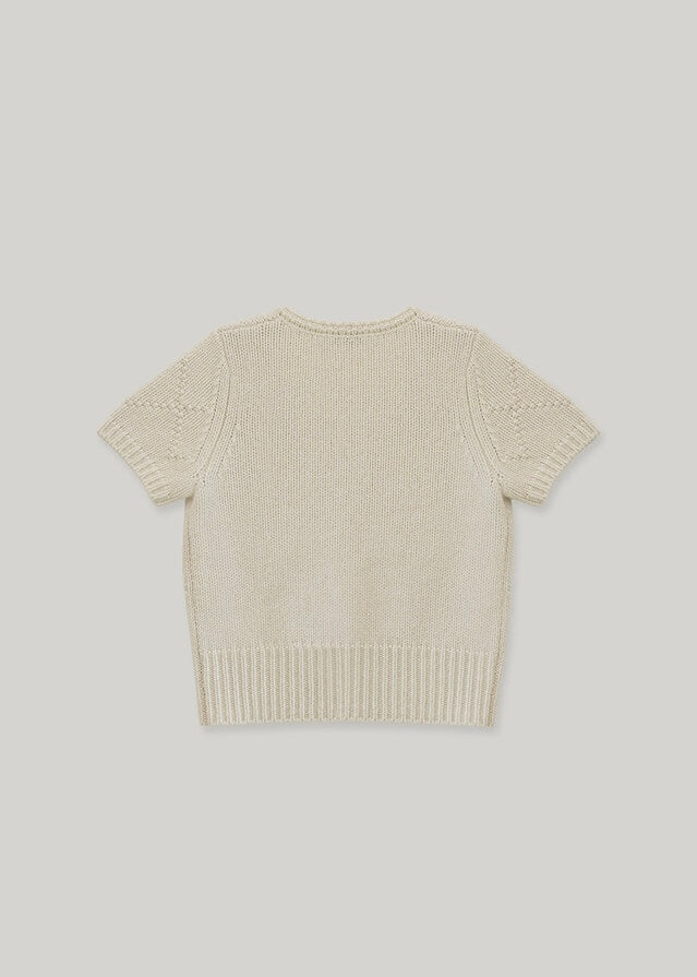 ELBORN | Nina Sparkling Knit Top (Cream)