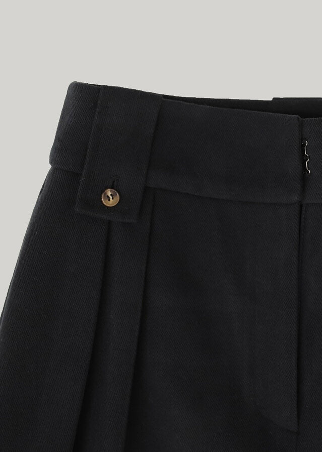 ELBORN | Manhattan Twill Cotton Trouser (Black)