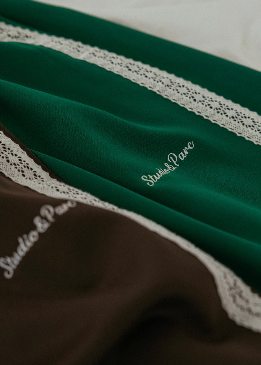 STUDIO & PARC | Lace Jersey Pants (Green)