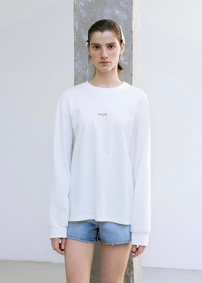 LEHA | Cody Long Sleeve Tee (White)