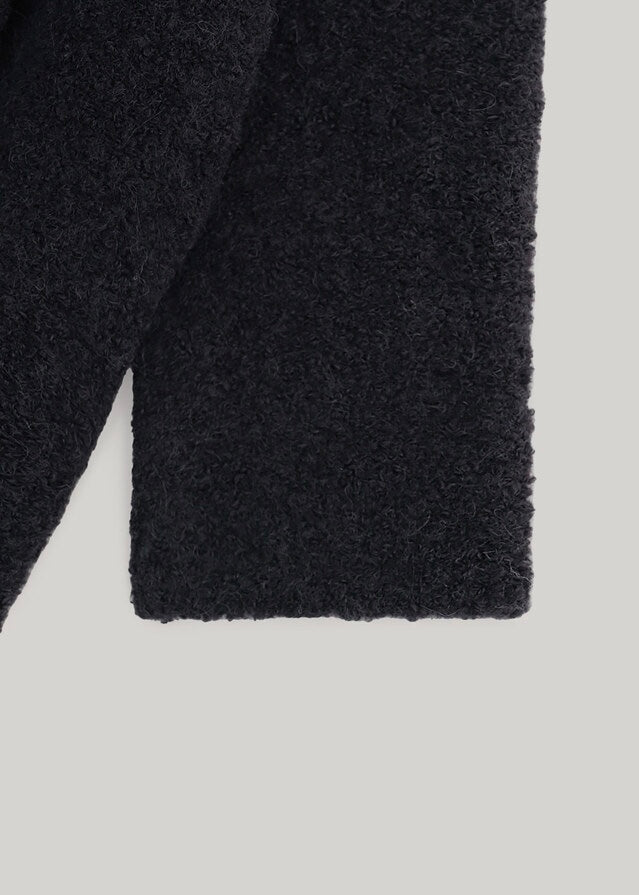 ELBORN | Delby Knit Long Coat (Charcoal)