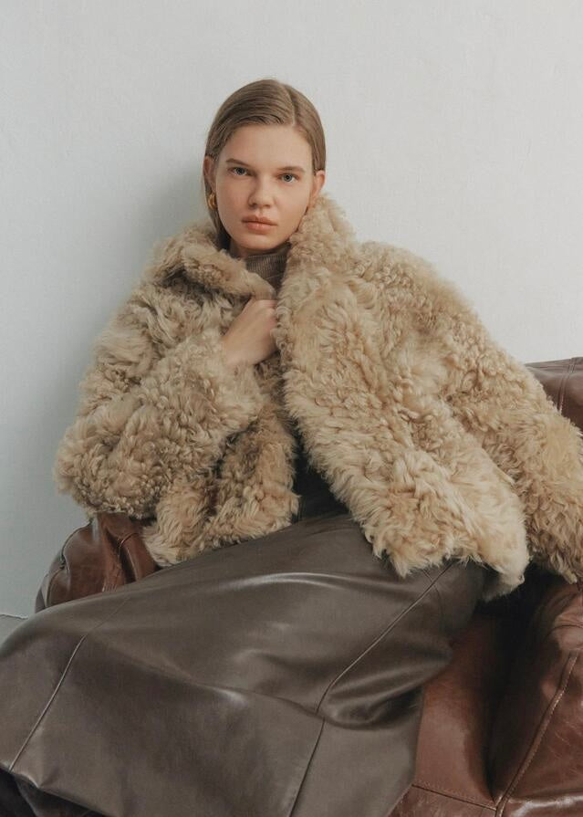 ELBORN | Derby Toscana Fur Jacket (Beige)