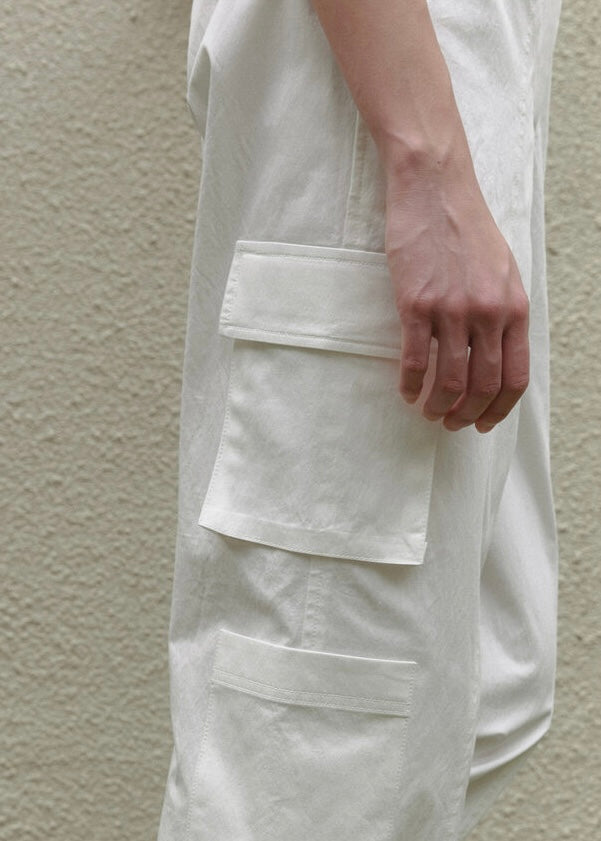 ELBORN | Monty Cargo Pants (Soft White)