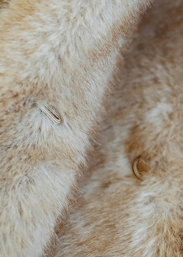 ELBORN | Delfine Half Fur Coat (Beige)