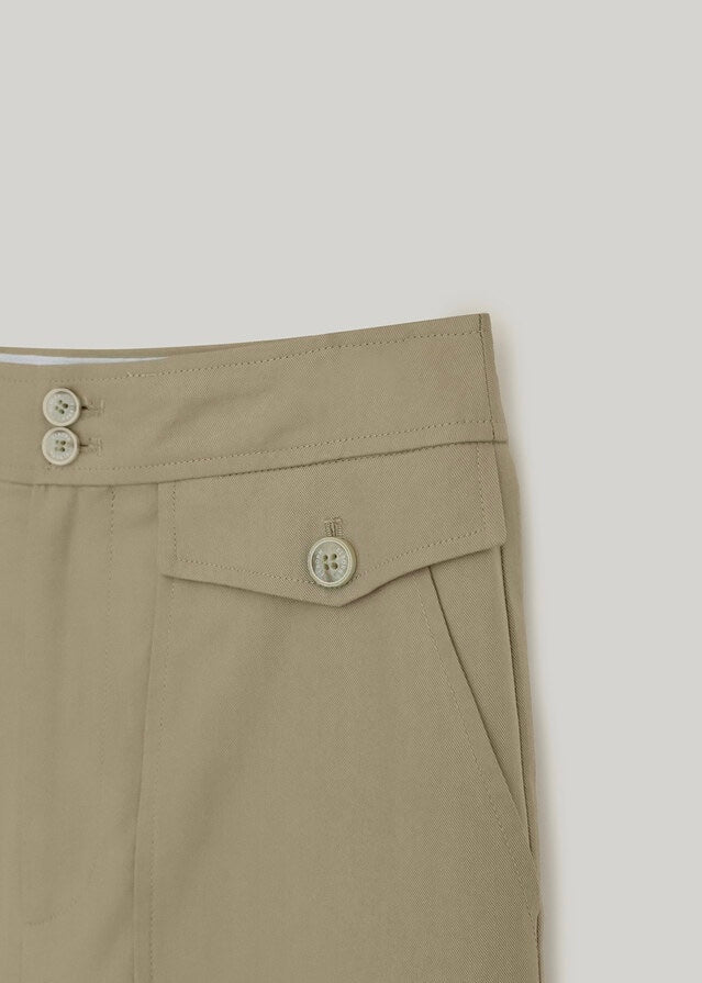 ELBORN | Sonia Button Pants (Beige)