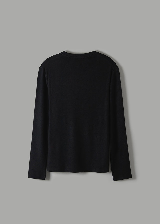 ELBORN | Wool Blended Jersey Top (3 Colors)