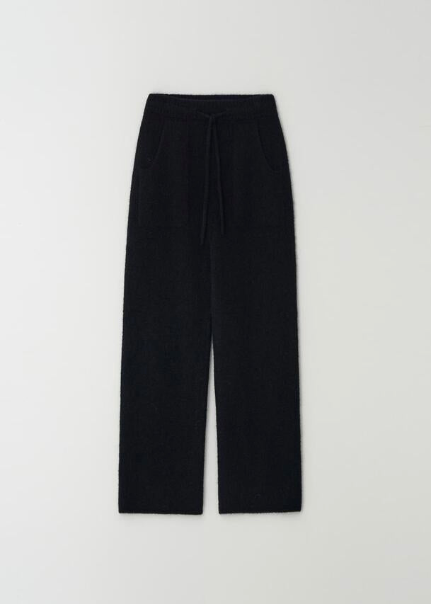 MOIA | Knit pocket pants (Black)