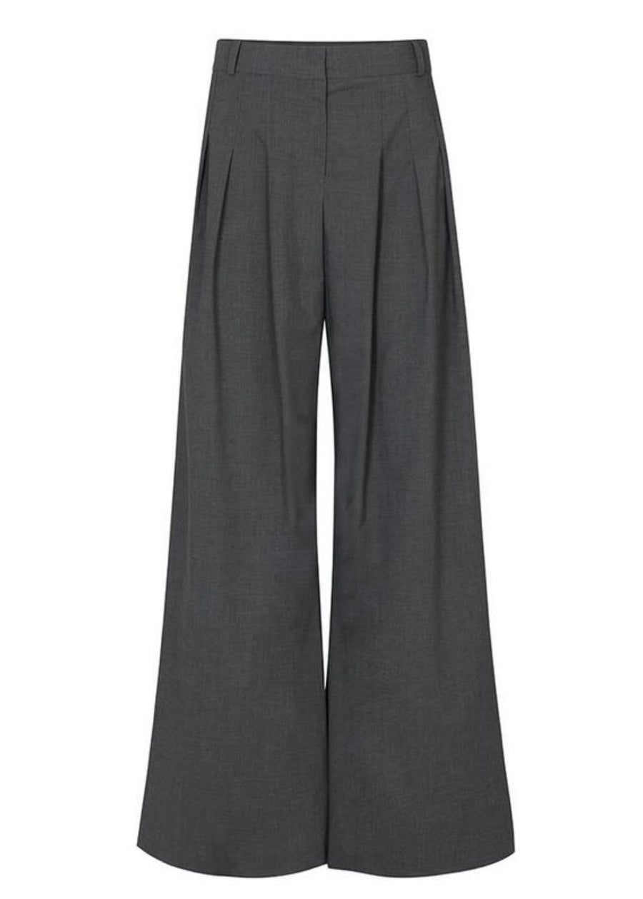 LEHA | Taylor Pleated Pants (Dark Grey)