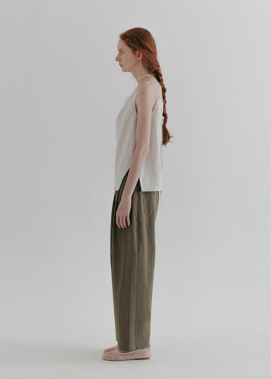 MOIA | Wide Cl Pants (Khaki)