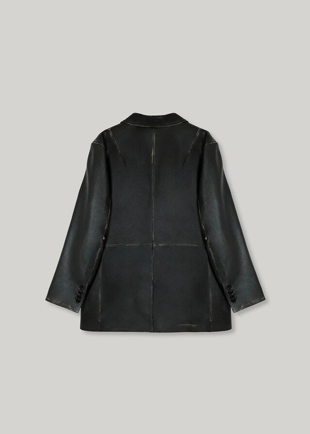 [2ND] ELBORN | [LIMITED] Carmen Leather Jacket (Black) Expected to ship 9/13/2024