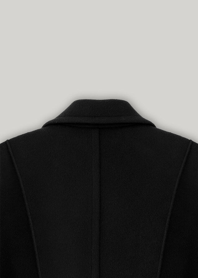 ELBORN | Arch Cashmere Long Coat (Black)