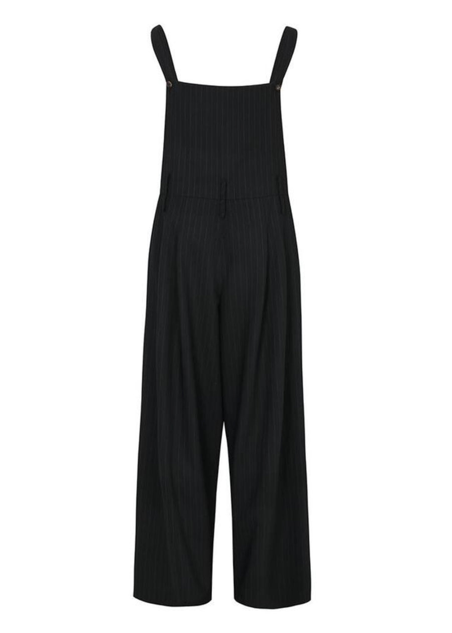 LEHA | Damien  Wool  Jumpsuit (Black)