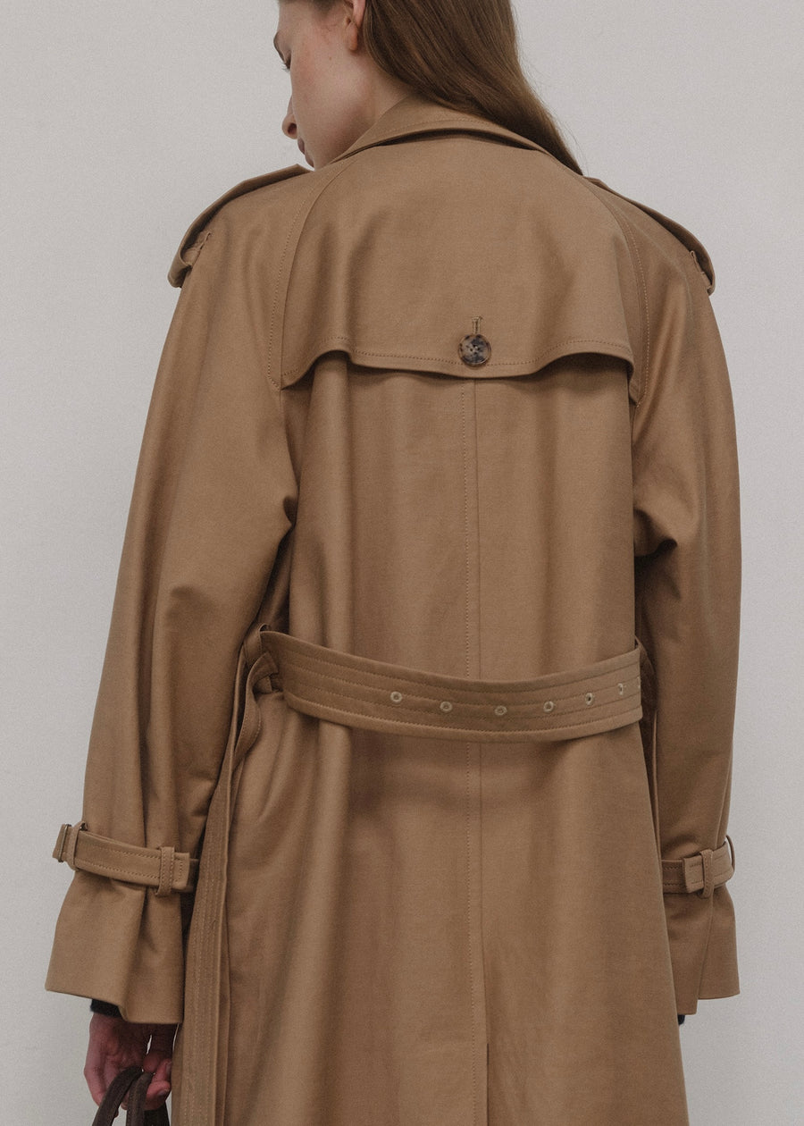 ELBORN | Mona Classic Trench Coat (Deep Beige)