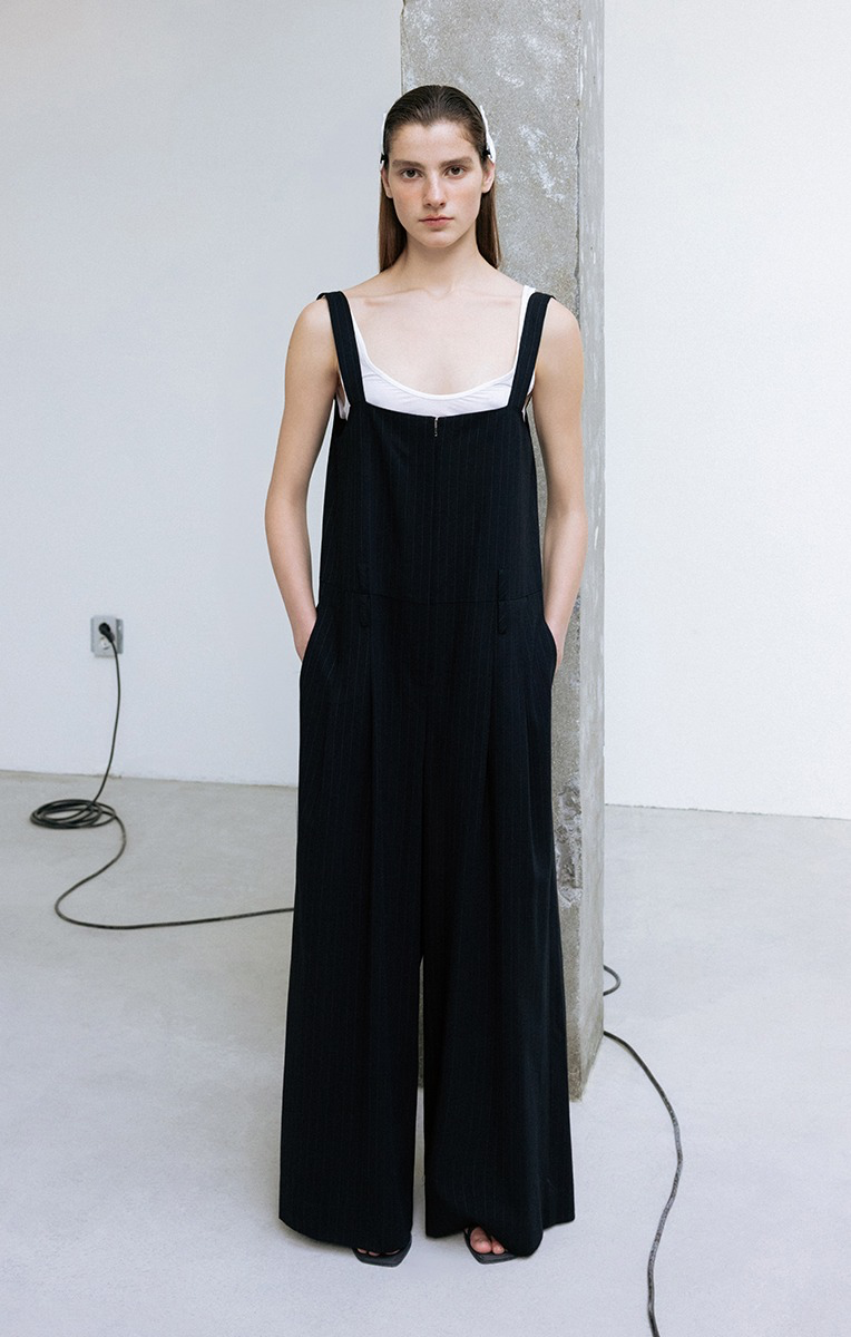 LEHA | Damien  Wool  Jumpsuit (Black)