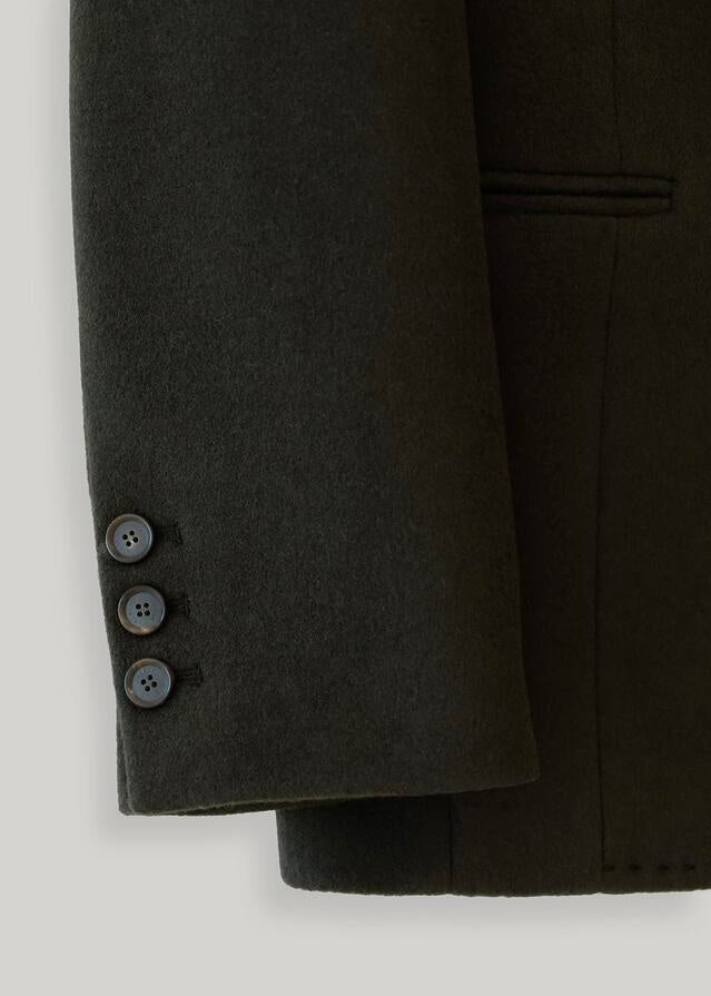 ELBORN | Wallace Wool Half Coat (Khaki)