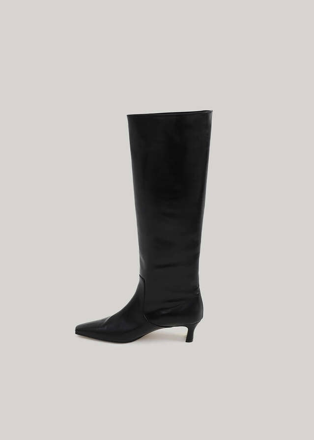 ELBORN | Vendome Leather Long Boots (Black) Expected to ship 12/29/2023