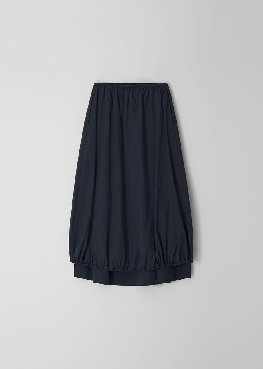 MOIA | String Double Skirt (Navy)