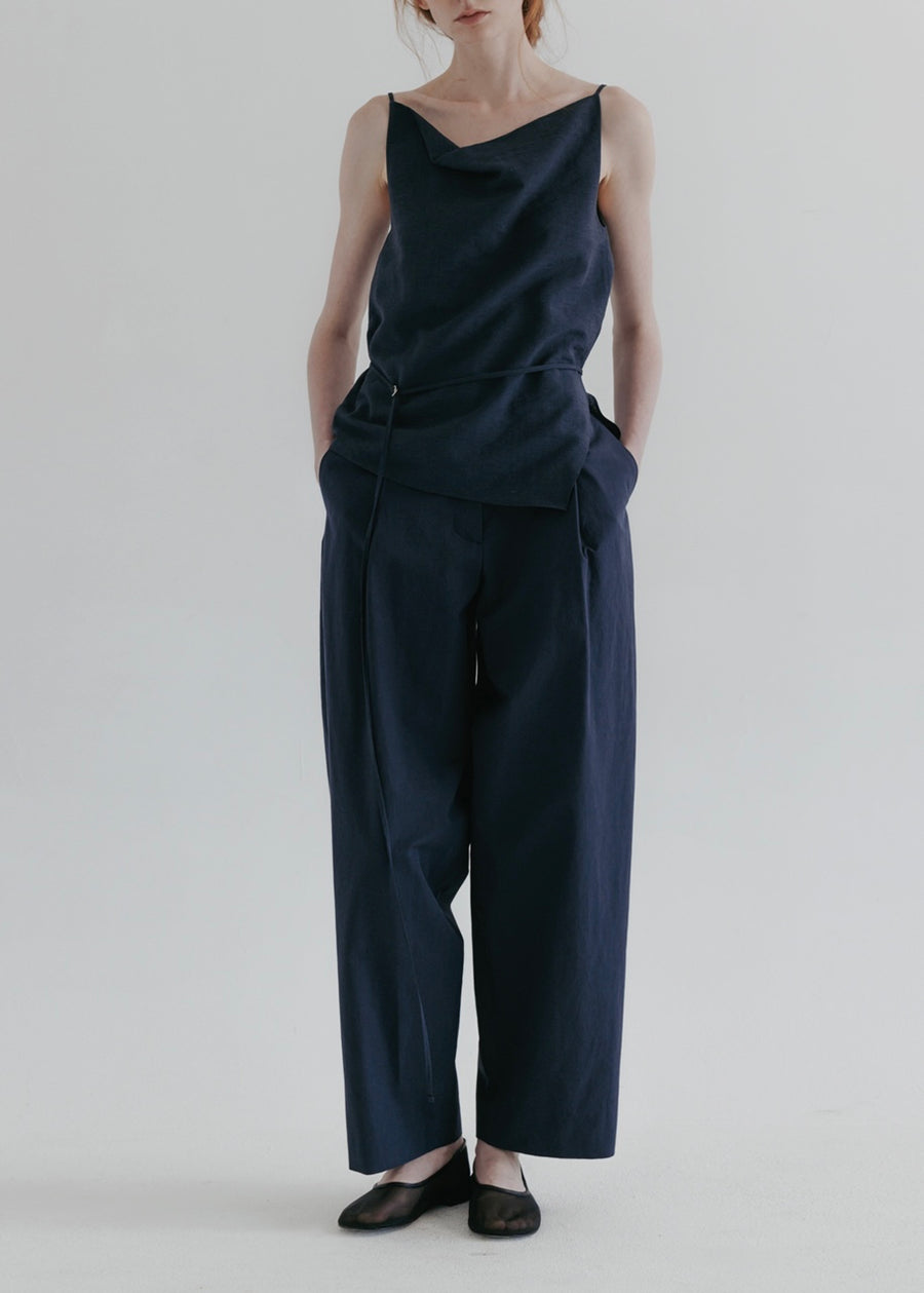 MOIA | Wide Cl Pants (Navy)