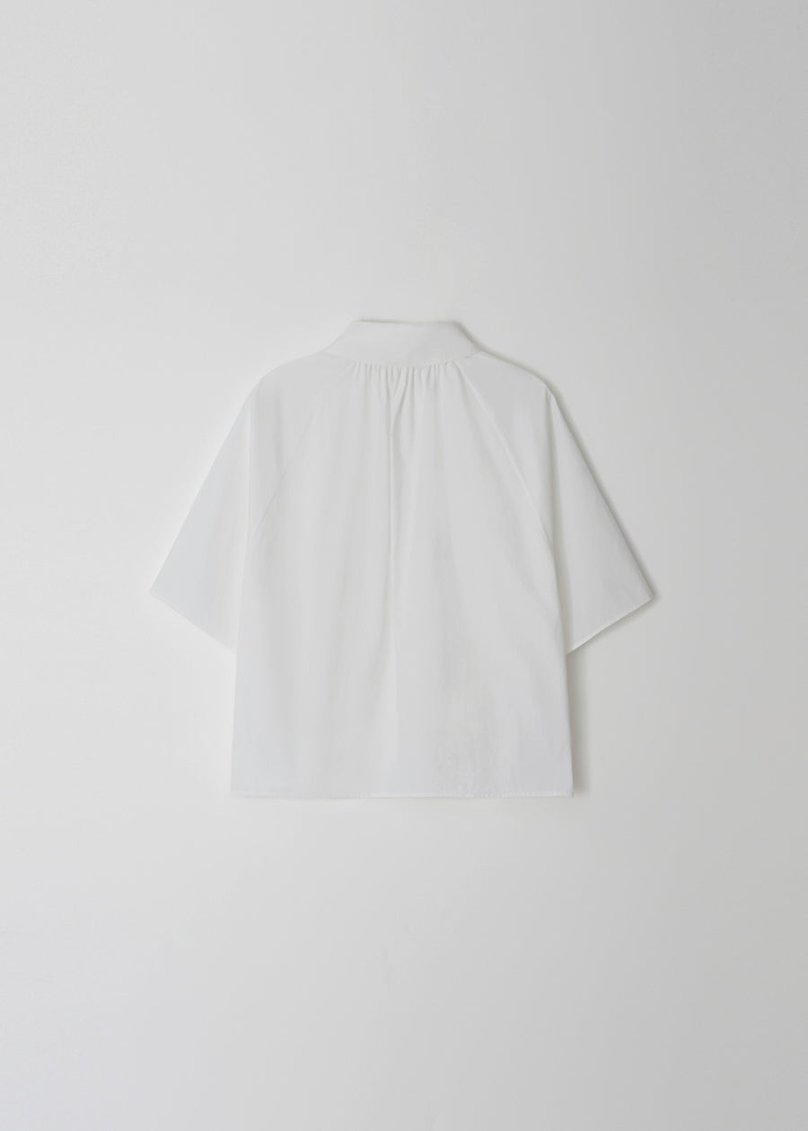 MOIA | Shirring Shirt (White)