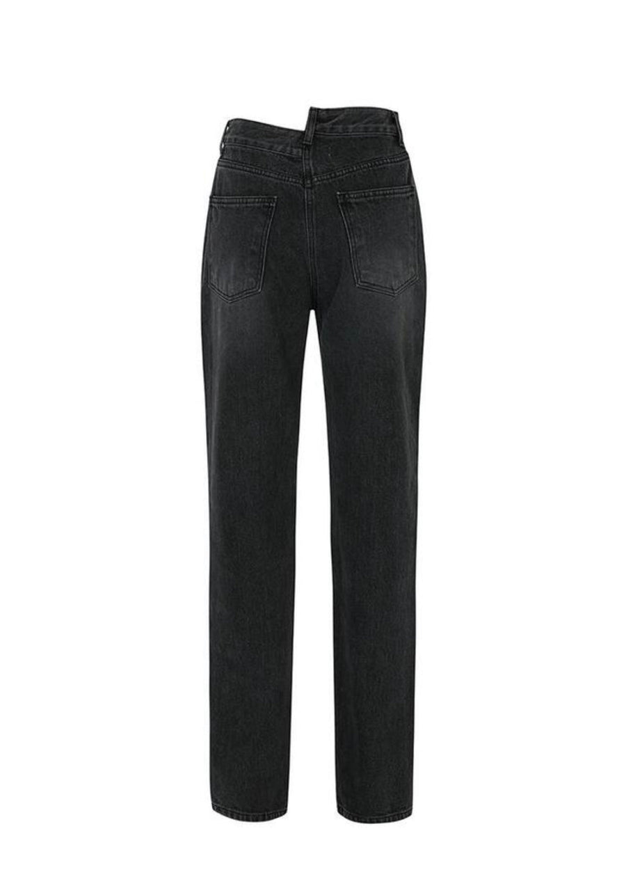 LEHA | Blackstone Asymmetric  Jeans (Black)