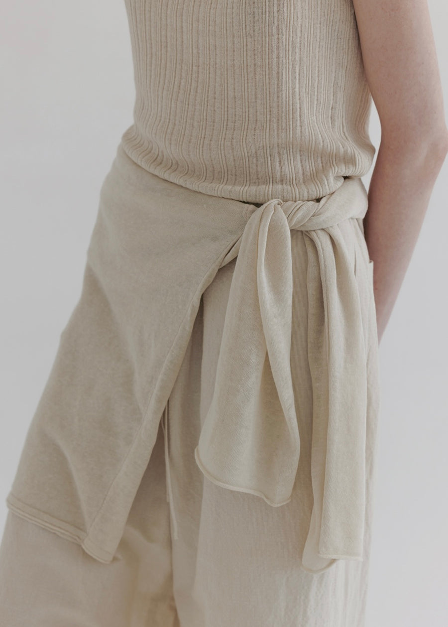 MOIA | Sheer Linen Knit (Lime Beige)