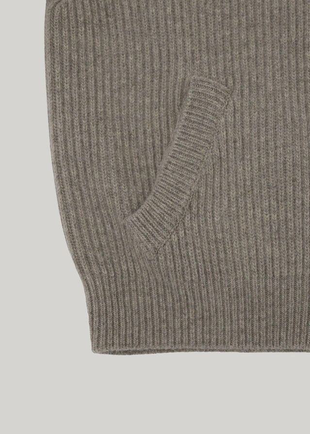 ELBORN | Rosa Zip-up Cardigan (Linen Beige)