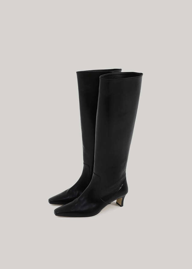 ELBORN | Vendome Leather Long Boots (Black) Expected to ship 12/29/2023