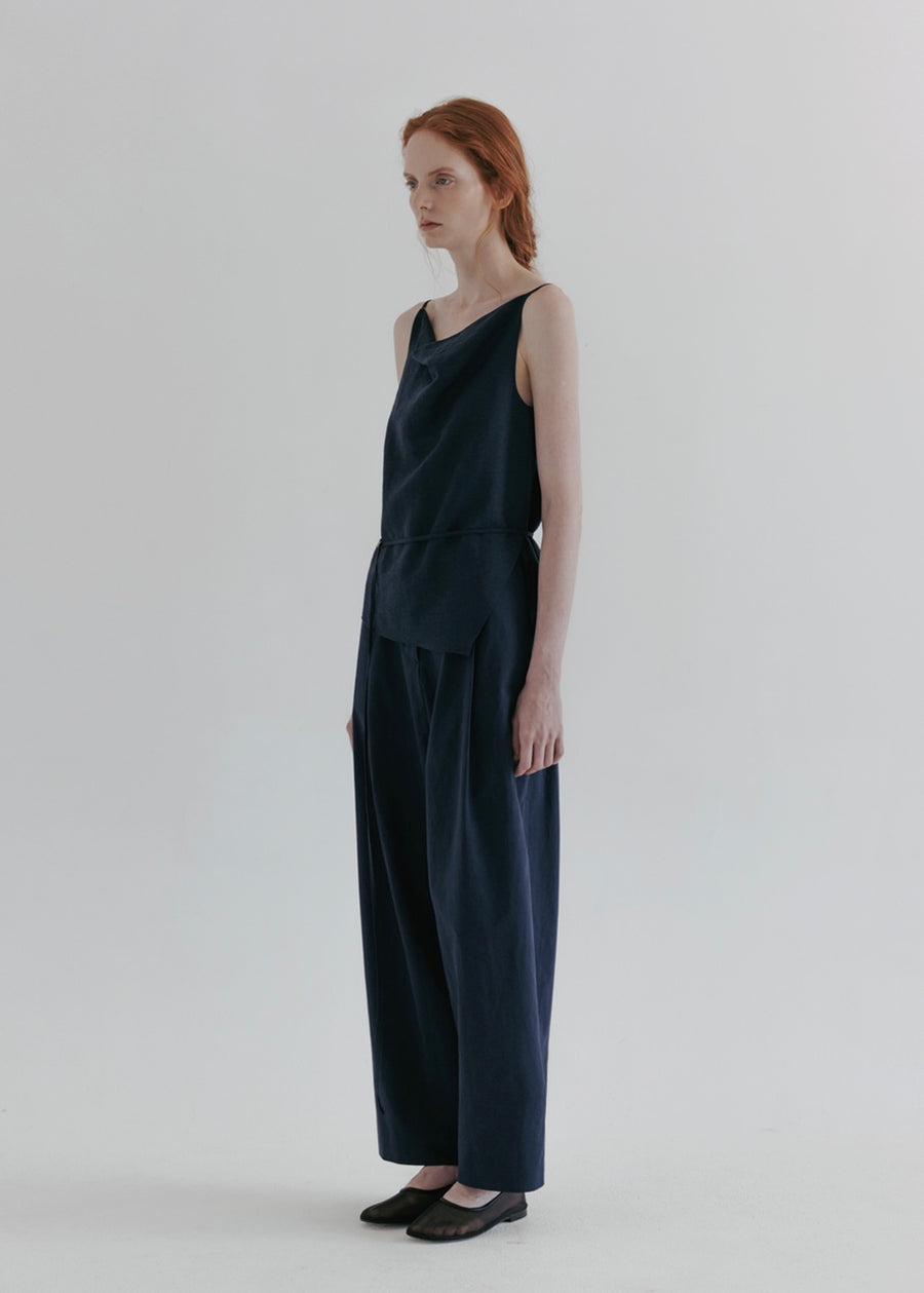 MOIA | Wide Cl Pants (Navy)