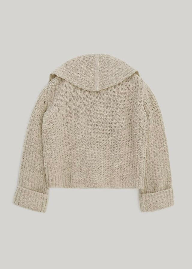 ELBORN | Shawl Cardigan (Melange Beige)